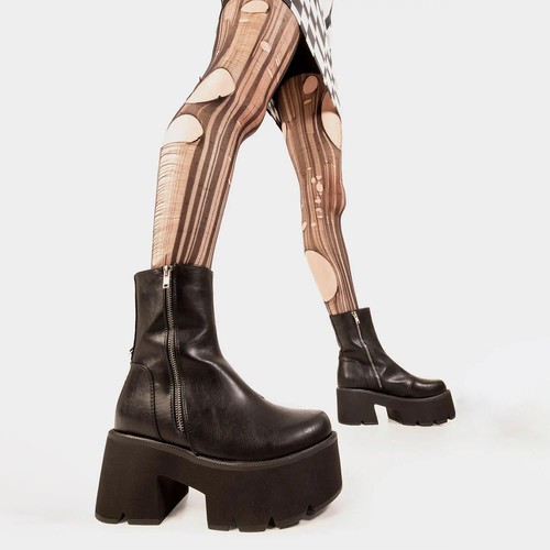 Lamoda tell lies black pu - lamoda,