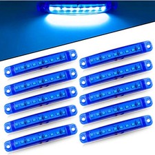 10x Blue 9-LED Side Marker For