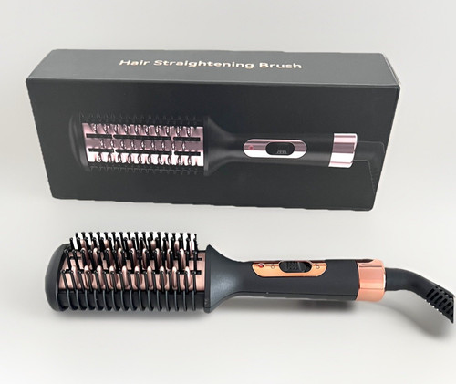 Mini hair straightener brush - straightener,