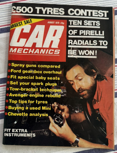 Car mechanics august 1975 - mechanics,