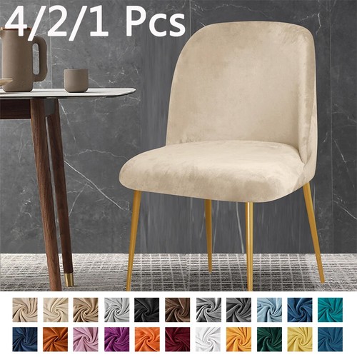 4pc velvet duckbill chair - 1/2/4pc,