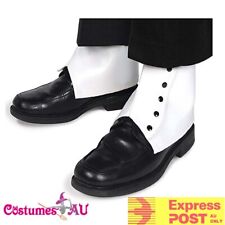 Mens 20s White Spats with