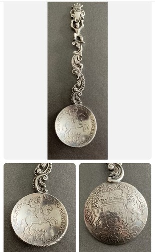 1767 silver ducaton coin - silver,
