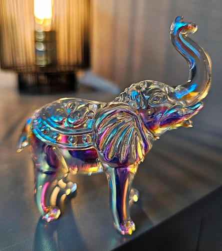 Iridescent glass crystal - glass,