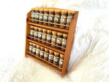 Vintage Pine Spice Rack / Wall