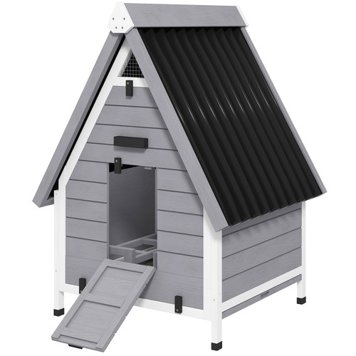 Wooden chicken coop hen house - chicken,