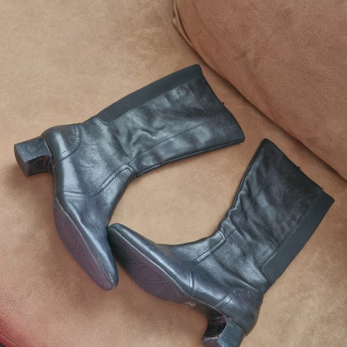 Classic black leather - black,