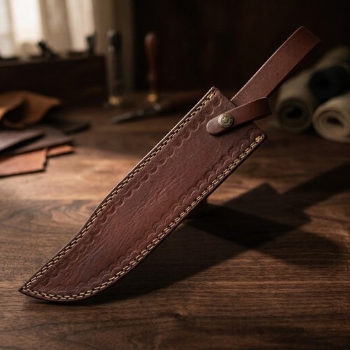 Handmade brown leather - handmade,