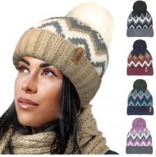 Ladies Womens Fairisle Winter