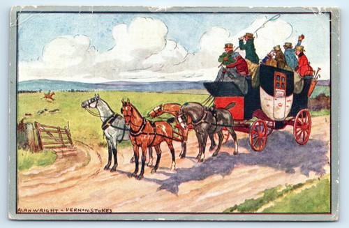 Postcard vernon stokes - stokes, alan