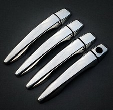 Chrome Door Handle Trim Set Covers To Fit Citroen C4 (2010+)
