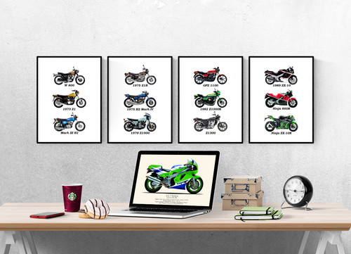 Kawasaki motor bike - kawasaki,