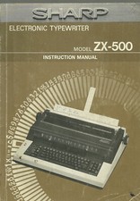 Sharp Electronic Typewriter