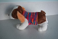 XXS  MINI 4" HAND  KNITTED DOG