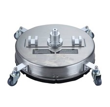 20 Inch Pressure Washer Surface Cleaner Stainless Steel with 4 Wheels(Handle NI