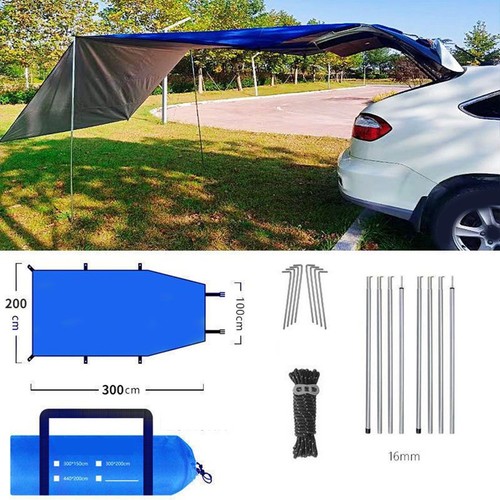 Car awning camping road - car, trips