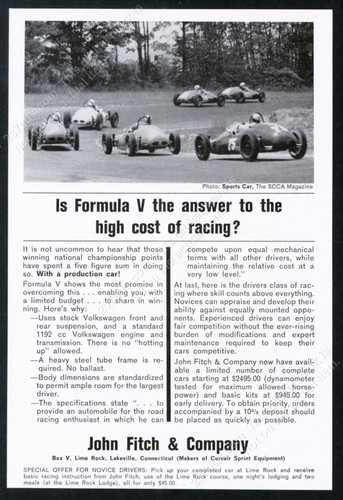 1964 formula vee car race - formula,