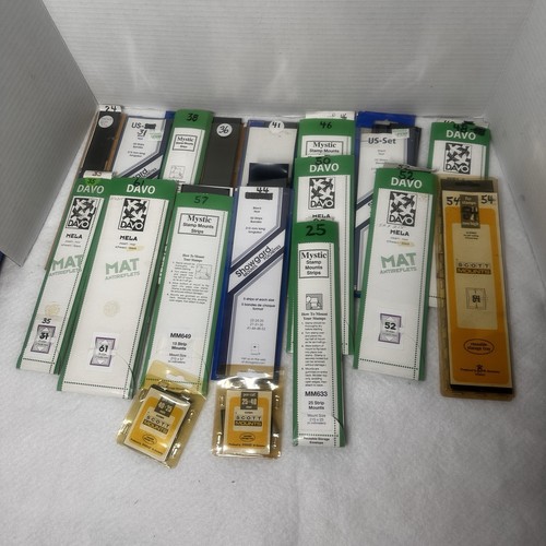 Stamp mounts assorted huge - assorted,