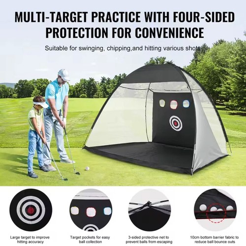 Golf practice net 10x7ft - golf,