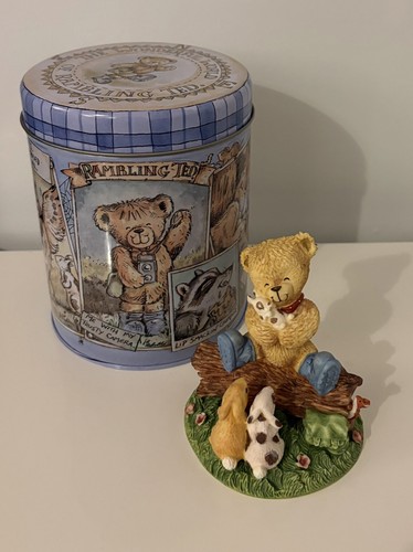 Vintage teddy bear ornament - , in