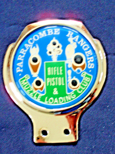 Parracombe rangers car badge - parracombe,
