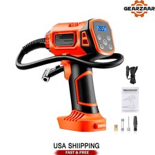 Cordless tire inflator for - tire,