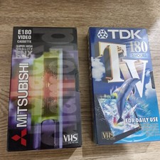 2 X TV VHS Blank Video Tapes