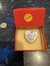 Spode Miniature Heart Box