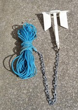 Danforth Type Anchor 3kg. Rope