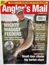 ANGLERS MAIL - 29 SEPT 2001 - MIGHTY MAGGOT FEEDERS - CLASSIC GROUNDBAITS