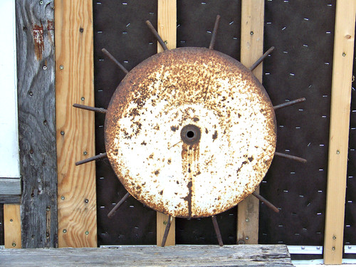 Industrial farm rusty rotary - industrial,