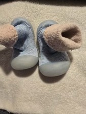Sock Style Blue Beige Baby