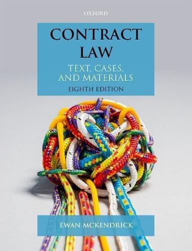 Contract law text cases and - text,, cases,