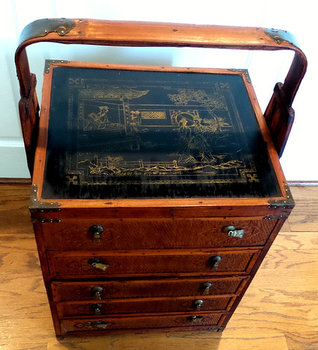Antique chinese wicker bridal - antique,