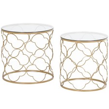 HOMCOM Nesting Tables Set of