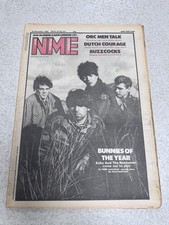 NME Newspaper - 22nd November 1980 - Echo & The Bunny Men Front Cover.