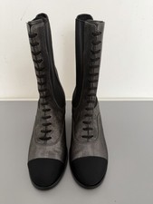Chanel Mid-calf Grey/black