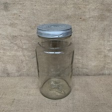 Large Vintage Glass Jar Kavis