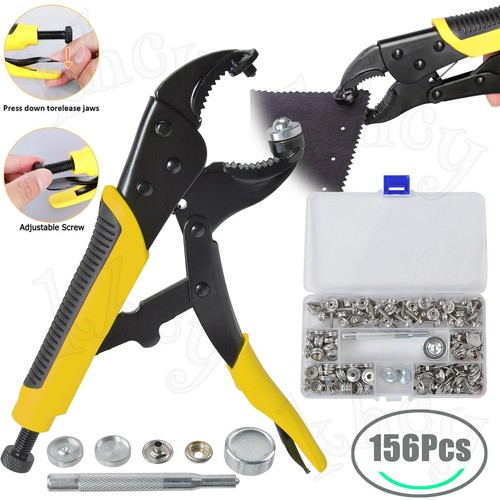 156pcs heavy duty snap - 156pcs,