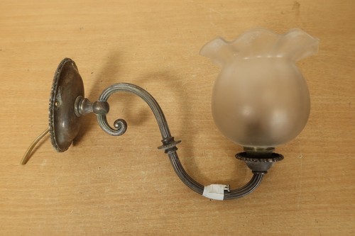 Vintage brass gas lamp style - lamp,