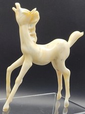 Rare Istvan Komaromy Horse Foal Sculpture Mid Century Modern Art Glass lamp work