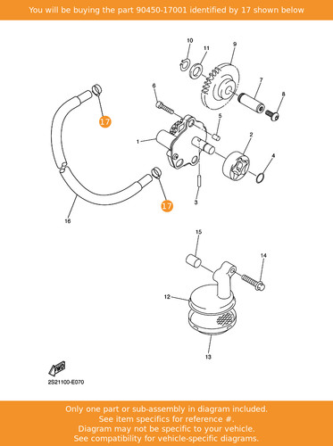 Yamaha hose clamp assy - yamaha,