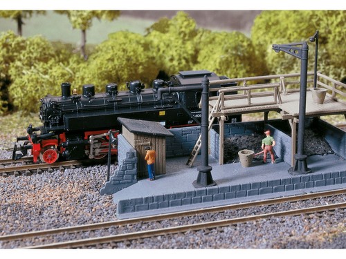 Coal bunker with - , water
