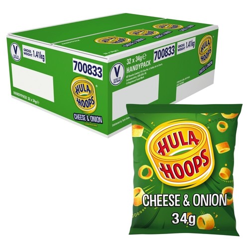 Hula hoops cheese onion - cheese,