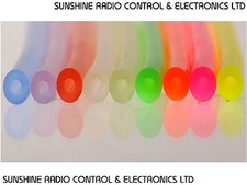 Nitro Glow Engine Silicone Fuel Line 2.3mm I.D. Fuel Pipe Tube Hose 9 Colours PL