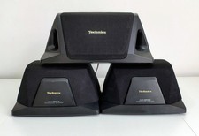 Technics Surround Sound Speakers SB-PS60 + SB-PC60  Left, Right Centre Speakers 