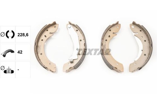 Textar brake shoe - textar, set