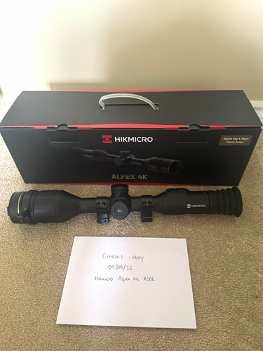 Hikmicro alpex a50e digital - 4k,