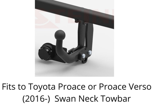 Tow bar for toyota - bar, proace