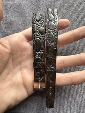 Vintage Watch Strap 18 mm Leather Nos Open Ended Top Quality